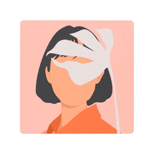 Impresión En Metal Fuerza interior (Anverso)