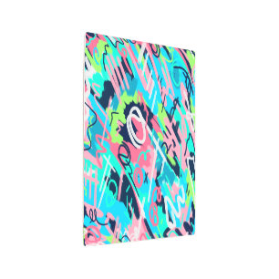 Impresión En Metal Funky Abstract Art