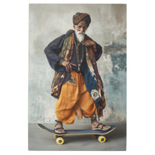 Impresión En Metal Fusión cultural sobre ruedas