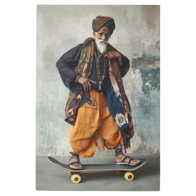 Impresión En Metal Fusión cultural sobre ruedas (Anverso)