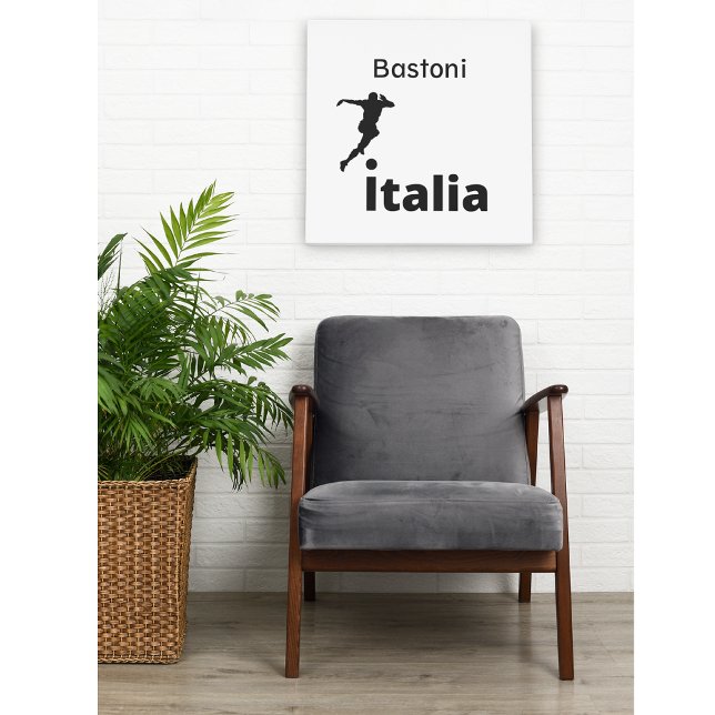 Impresión En Metal Fútbol Italia, personalizable (Subido por el creador)