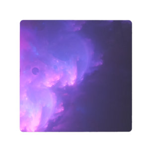 Impresión En Metal galaxia púrpura