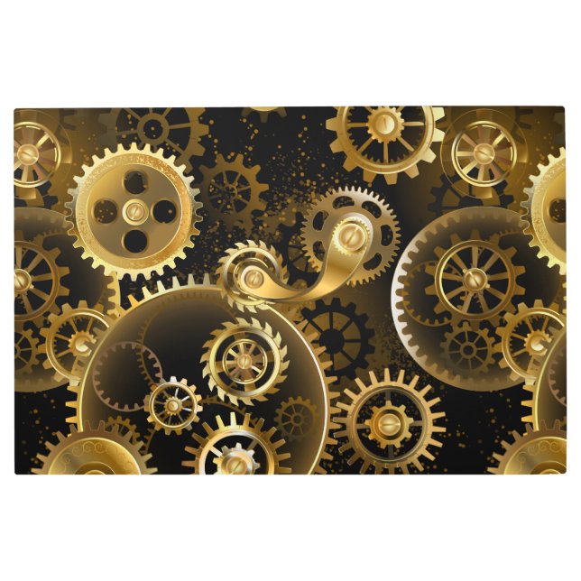 Impresión En Metal Gases de bronce de vapor sin soldadura (Anverso)