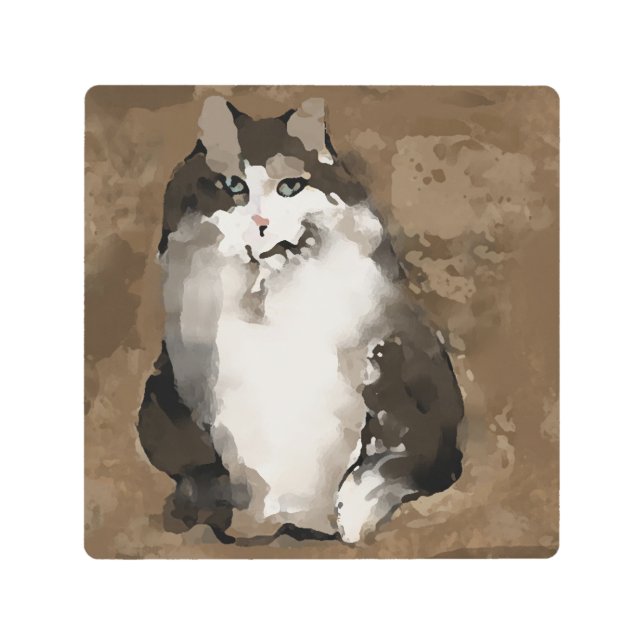 Impresión En Metal Gato (Anverso)