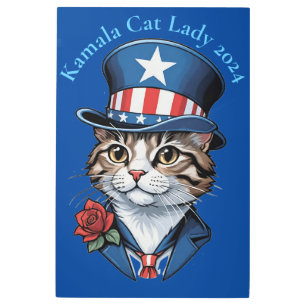 Impresión En Metal Gato sin hijos Lady 2024 Thunder_Cove