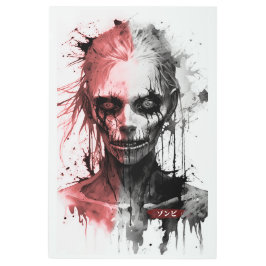 Impresión En Metal Gaunt Female Zombie