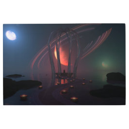 Impresión En Metal Gazebo (otoño nocturno)