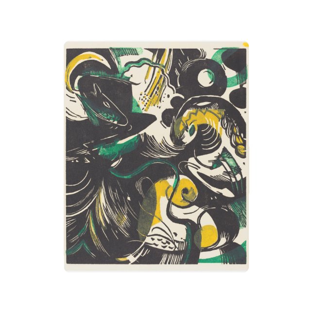 Impresión En Metal Génesis II (Schopfungsgeschichte II) (1914) (Anverso)