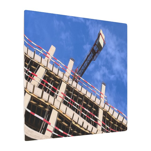 Impresión En Metal Geometría en el aire (Angulado)