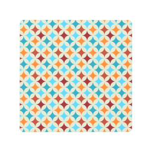 Impresión En Metal Geométrico De Estilismo: Patrón Viejo Sin Marea