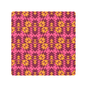 Impresión En Metal Geométrico sin tiempo: patrón sin foco