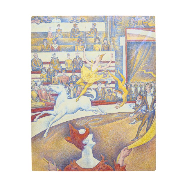 Impresión En Metal Georges Seurat - El circo (Anverso)