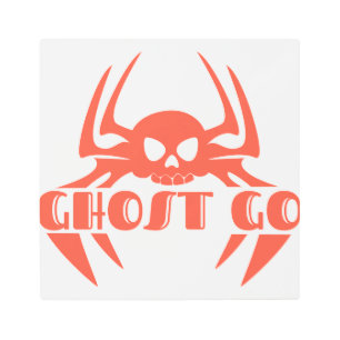 Impresión En Metal Ghost Go Spooky Season