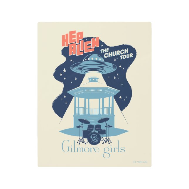 Impresión En Metal Gilmore Girls Hep Alien Church Tour (Anverso)