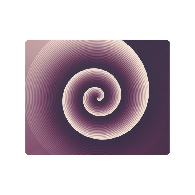 Impresión En Metal Giro de color de la semilla (Anverso)