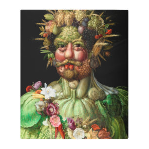 Impresión En Metal Giuseppe Arcimboldo - Vertumnus
