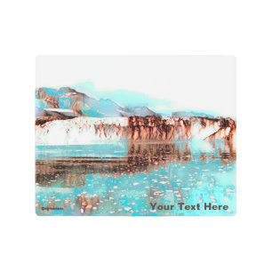 Impresión En Metal Glaciar marino