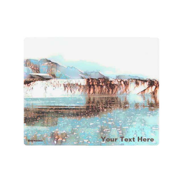 Impresión En Metal Glaciar marino (Anverso)