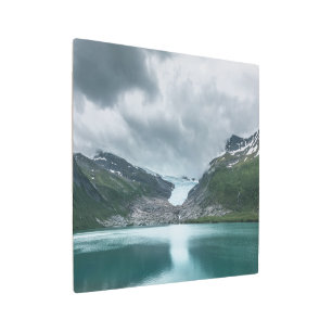 Impresión En Metal Glaciar Svartisen Noruega