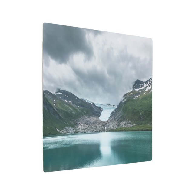 Impresión En Metal Glaciar Svartisen Noruega (Angulado)
