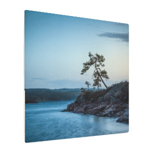 Impresión En Metal Glaskogen Suecia