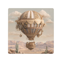 Impresión En Metal Globo de aire caliente de Steampunk