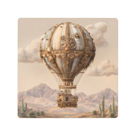 Impresión En Metal Globo de aire caliente de Steampunk