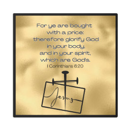 Impresión En Metal 'Glorificar a Dios'
