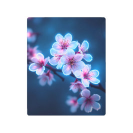 Impresión En Metal Glowing Cherry Blossom Metal Print