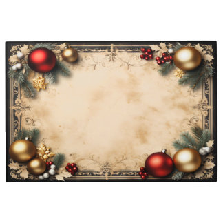 Impresión En Metal Gold and Red Festivities