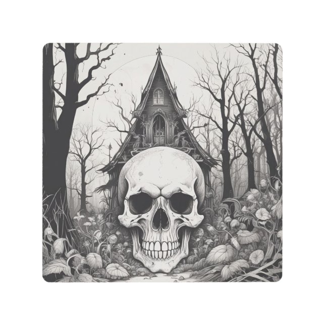 Impresión En Metal Golden Abstract Lines Wall Art (Anverso)