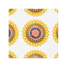 Impresión En Metal Golden sunburst