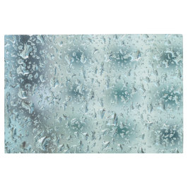 Impresión En Metal Gotas de lluvia en Glass Wintdow