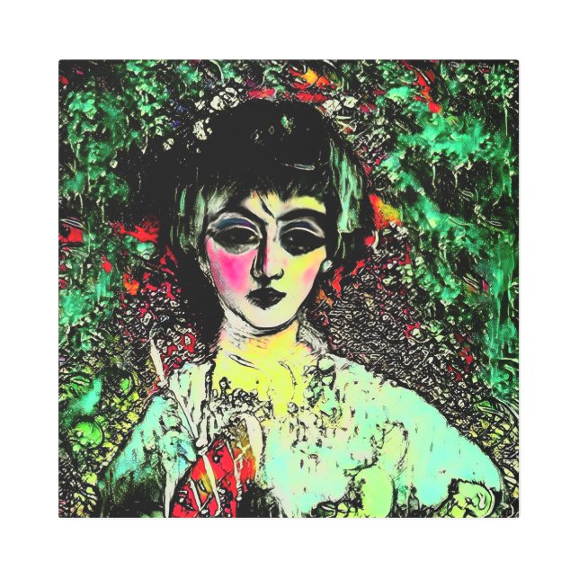 Impresión En Metal Gothic Beauty Portrait  (Anverso)