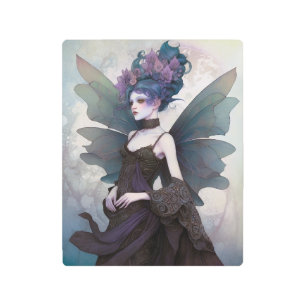 Impresión En Metal Gótico Dark Fairy Chica Fantasy Art