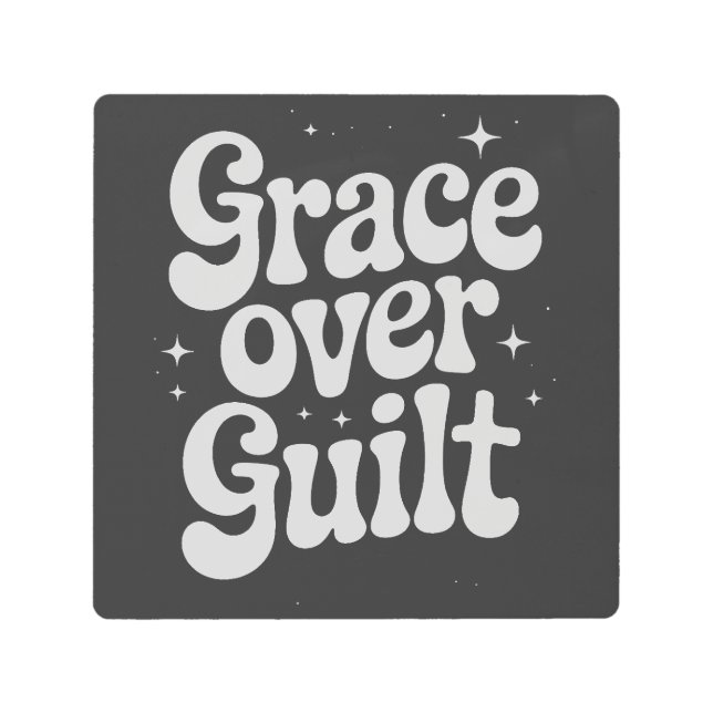 Impresión En Metal Grace Over Guilt (Anverso)