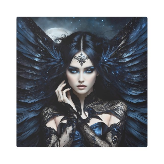 Impresión En Metal Gracia sombreada - El Enigma alado 3 (Anverso)