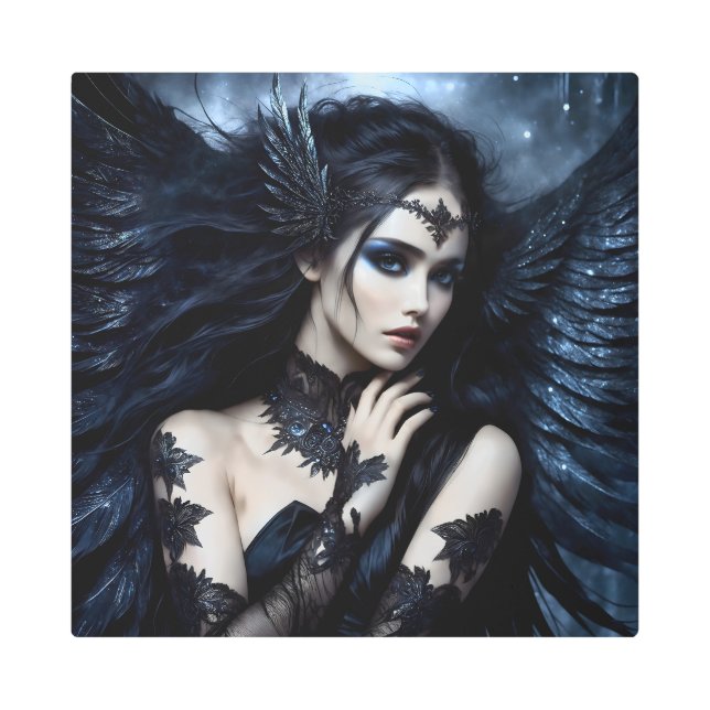 Impresión En Metal Gracia sombreada - El Enigma alado 6 (Anverso)