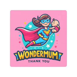 Impresión En Metal ¡Gracias Mamá! Camiseta