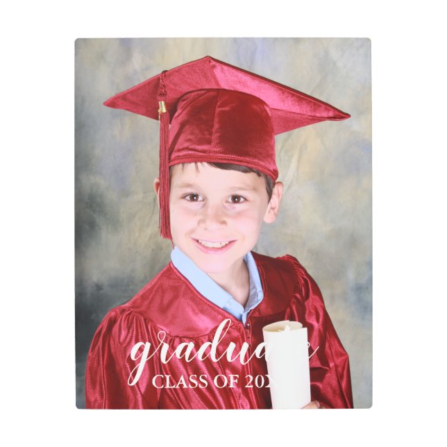 Impresión En Metal Graduación de niños (Anverso)