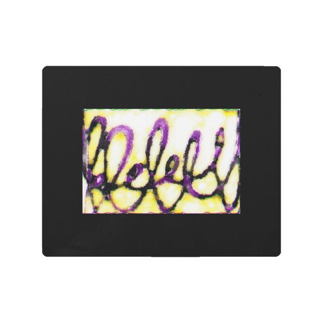 Impresión En Metal Graffiti (Anverso)