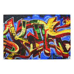 Impresión En Metal Graffiti 17 30x20 (75x50cm) wamecna