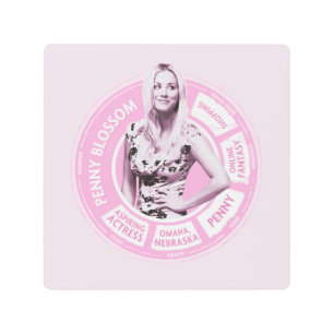 Impresión En Metal Gráfico informativo Penny Blossom