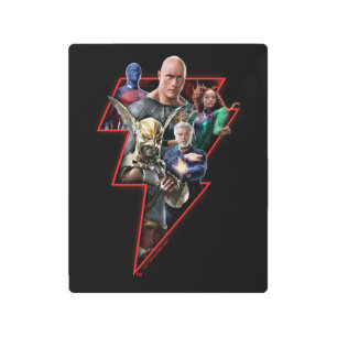 Impresión En Metal Gráfico Lightning del grupo Black Adam