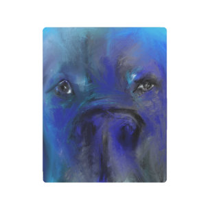 Impresión En Metal Gran danés en metalizado