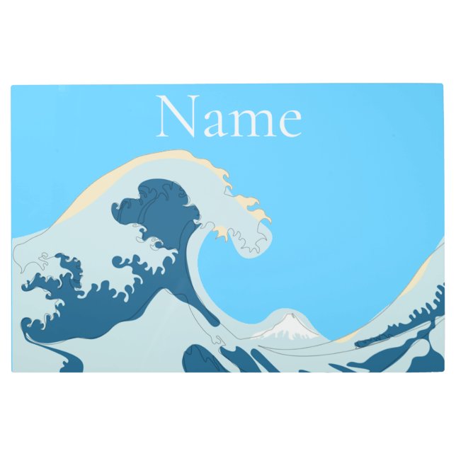 Impresión En Metal Gran ola Thunder_Cove (Anverso)