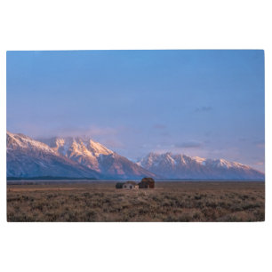 Impresión En Metal Grand Teton Open Prairie