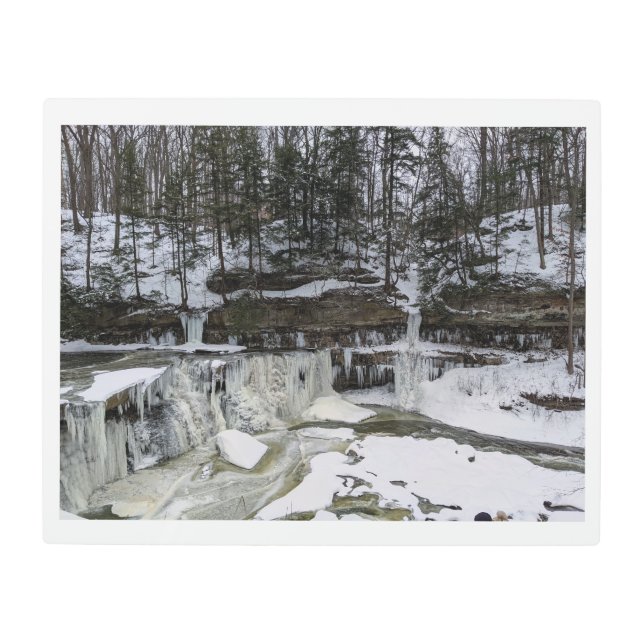 Impresión En Metal Grandes cataratas de Tinkers Creek en Metalizado ( (Anverso)