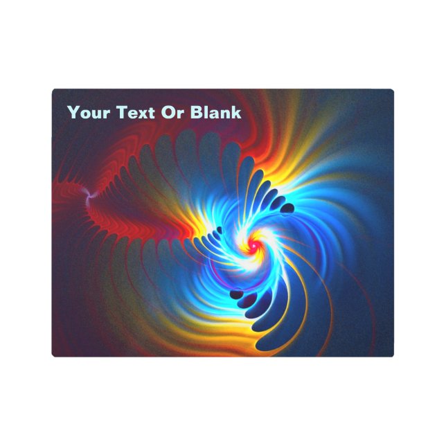 Impresión En Metal Gravitational Blueshift (Anverso)