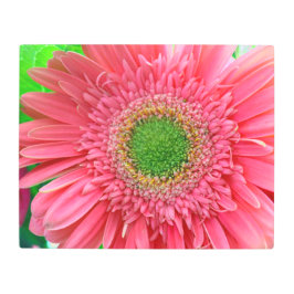 Impresión En Metal Green Center Gerbera Metalizado Wall Art